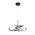 Lampa wisząca Spider 58 cm czarna LED CCT