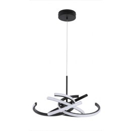 Lampa wisząca Spider 58 cm czarna LED CCT