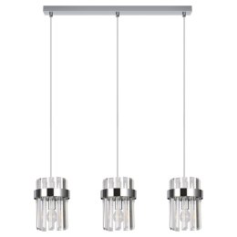 Lampa wisząca Vetro chrom 3xE14