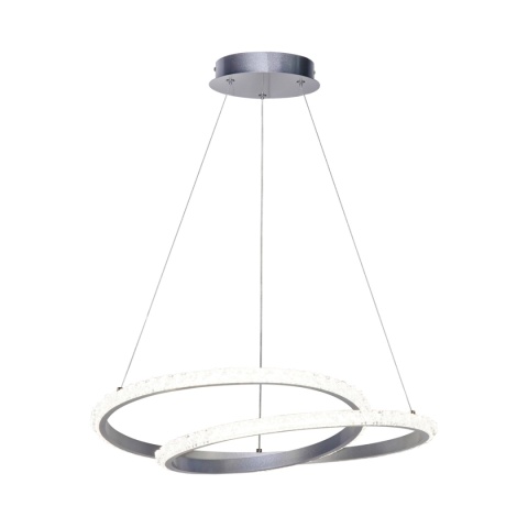 Lampa wisząca nowoczesna Zalto PND-12436-SILV
