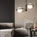 Plafon Dorado ring czarna 2 x E14