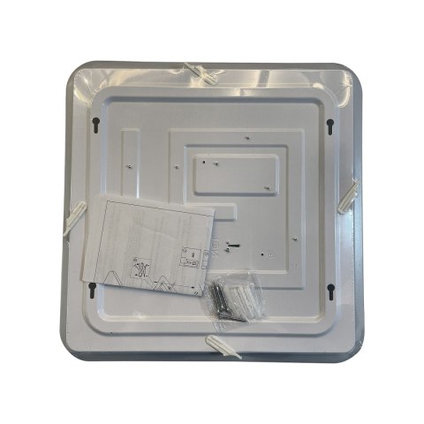 Plafon kwadratowy Babilon 38 cm czarny LED 4000K