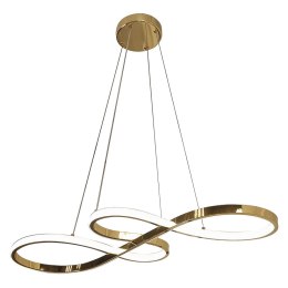 Złota lampa wisząca Infania 32 cm LED CCT