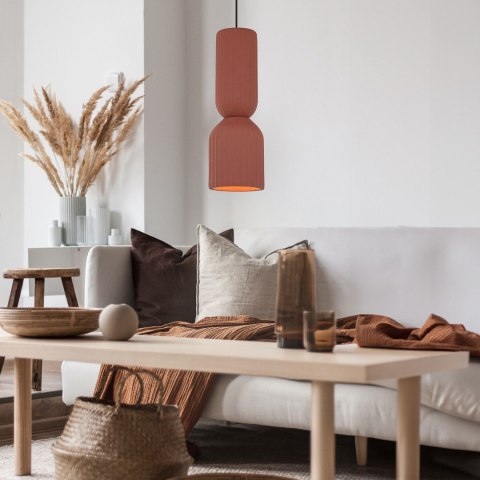 Lampa wisząca Balera czerwona