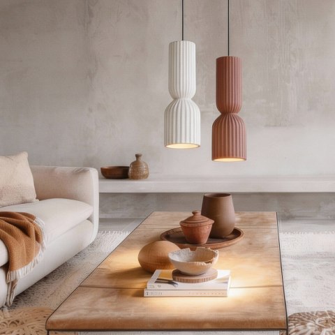 Lampa wisząca Balera czerwona