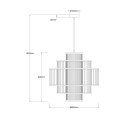 Lampa wisząca Stela rattanowa 1xE27
