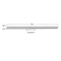 Kinkiet Aqua 92 cm czarny IP44 LED CCT