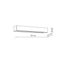 Lampa sufitowa Ibros średnia CCT 1xLED biała IP44 LP-7001/1C WH-63 18 CCT