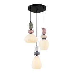 Lampa wisząca Altra PND-36787-3-BK-WH