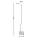 Lampa wisząca Amo złoto-czarna 1xE27
