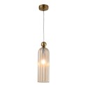 Lampa wisząca Piega 1 Bursztynowa 1xE14
