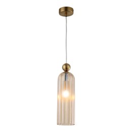 Lampa wisząca Piega 1 Bursztynowa 1xE14