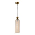 Lampa wisząca Piega 1 Bursztynowa 1xE14