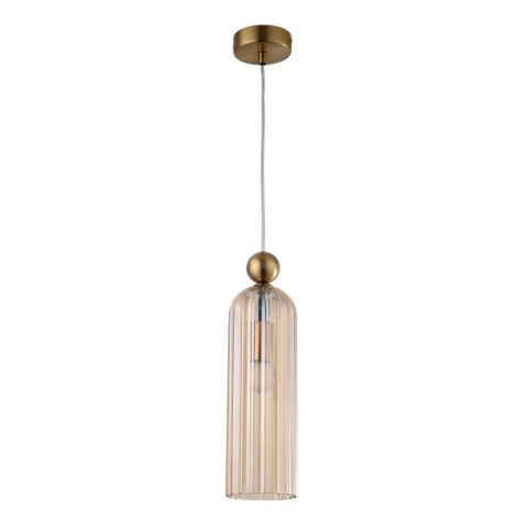 Lampa wisząca Piega 1 Bursztynowa 1xE14