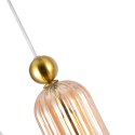 Lampa wisząca Piega 1 Bursztynowa 1xE14