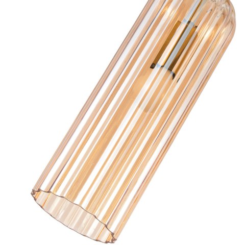 Lampa wisząca Piega 1 Bursztynowa 1xE14