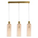 Lampa wisząca Piega 3xE14 amber LP-939/3L