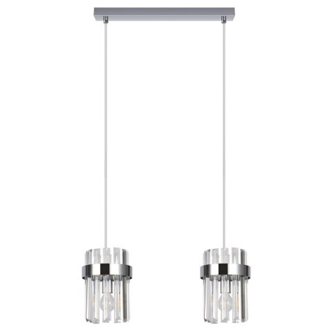 Lampa wisząca Vetro chrom 2xE14