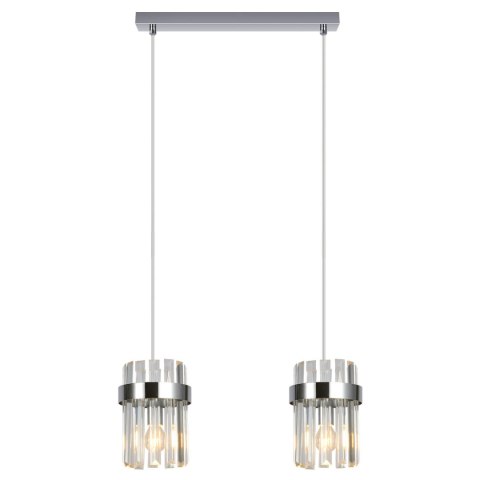 Lampa wisząca Vetro chrom 2xE14