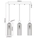 Lampa wisząca nad stół, wyspę, do kuchni, salonu Piega LP-939/3L