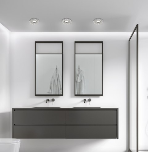 Oprawa stropowa okrągła szklana kryształ MR16 50W SK-83 Candellux 2232652