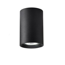 Tuba natynkowa Manacor 9 cm czarna 1xGU10