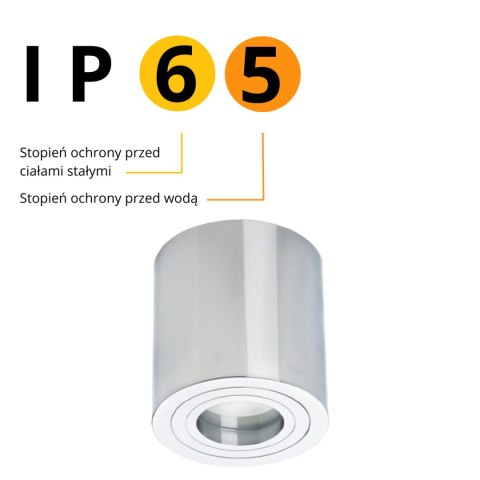 Faro XL oprawa natynkowa chrom