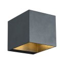 Kinkiet Alaska czarny 1xG9