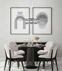 Lampa wisząca Barlo PND-34526-2L-BK