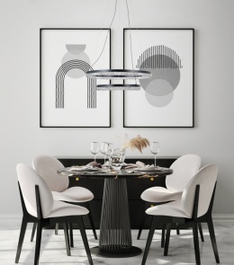 Lampa wisząca Barlo PND-34526-2L-BK