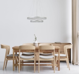 Lampa wisząca Barlo PND-34526-2L-SILV