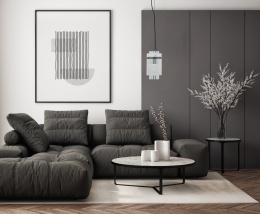 Lampa wisząca Bonte PND-40929-1A-BK