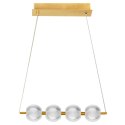 Lampa wisząca Brillant 4 złota LED CCT