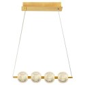 Lampa wisząca Brillant 4 złota LED CCT