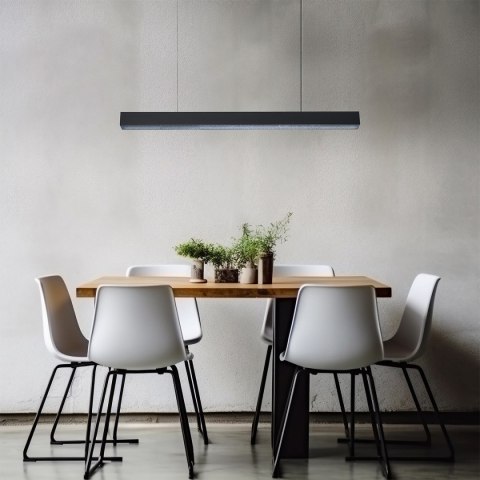 Lampa wisząca Mira L czarna Tuya LED CCT