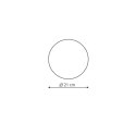 Plafon Platillo 21 cm złoty LED CCT