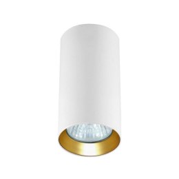 Tuba natynkowa Manacor 13 cm oczko biało - złote 1xGU10