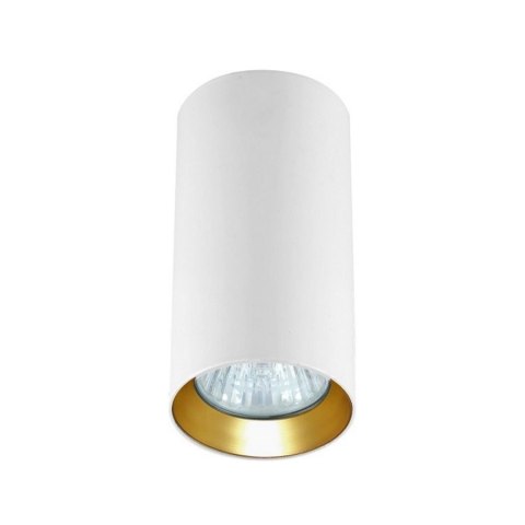 Tuba natynkowa Manacor 13 cm oczko biało - złote 1xGU10