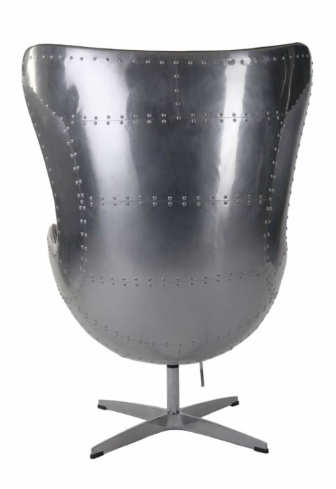 Fotel Jajo aluminium brąz PU ( Rozmiar: uniwersalny )