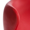 Fotel Jajo czerwona skóra 65 Premium ( Rozmiar: uniwersalny )