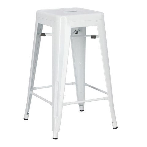 Hoker Paris 66cm biały inspirowany Tolix ( Rozmiar: uniwersalny )