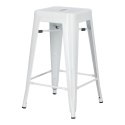 Hoker Paris 66cm biały inspirowany Tolix ( Rozmiar: uniwersalny )
