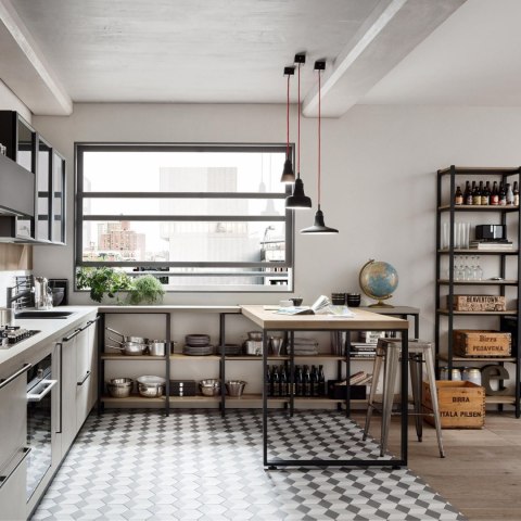 Hoker Paris 66cm biały inspirowany Tolix ( Rozmiar: uniwersalny )