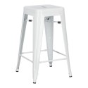 Hoker Paris 66cm biały inspirowany Tolix ( Rozmiar: uniwersalny )