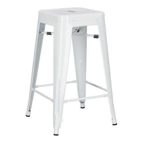 Hoker Paris 66cm biały inspirowany Tolix ( Rozmiar: uniwersalny )