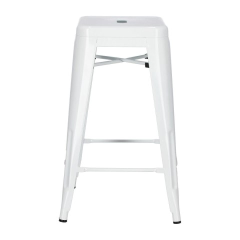Hoker Paris 66cm biały inspirowany Tolix ( Rozmiar: uniwersalny )