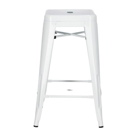 Hoker Paris 66cm biały inspirowany Tolix ( Rozmiar: uniwersalny )