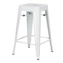 Hoker Paris 66cm biały inspirowany Tolix ( Rozmiar: uniwersalny )