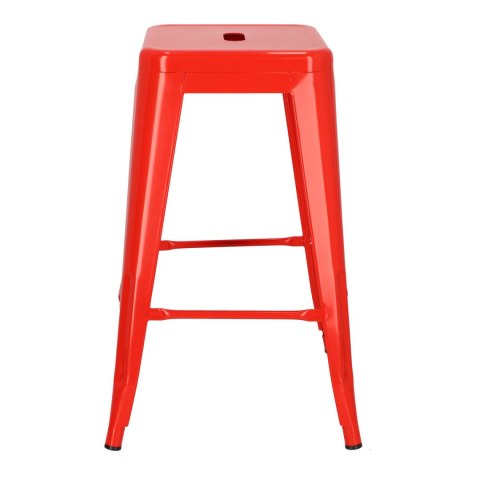 Hoker Paris 66cm czerwony inspirowanyTolix ( Rozmiar: uniwersalny )