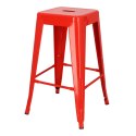 Hoker Paris 66cm czerwony inspirowanyTolix ( Rozmiar: uniwersalny )